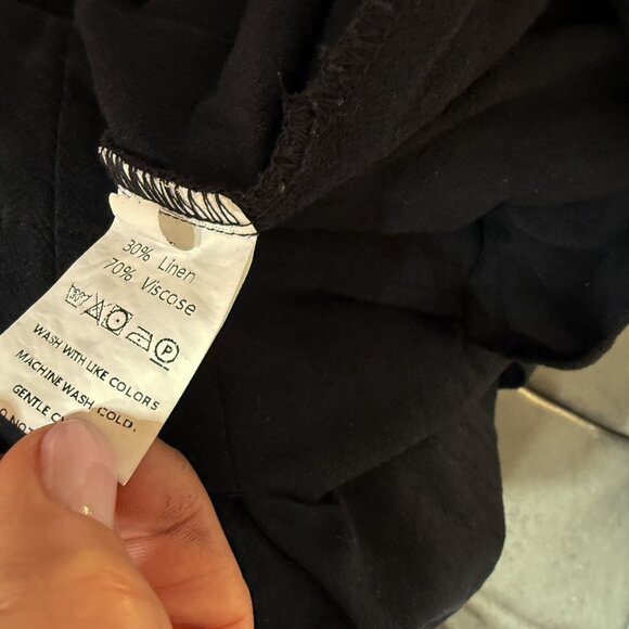 AMAZON - Wide Leg Pull On Pant - Black - XL - Picture 4 of 5